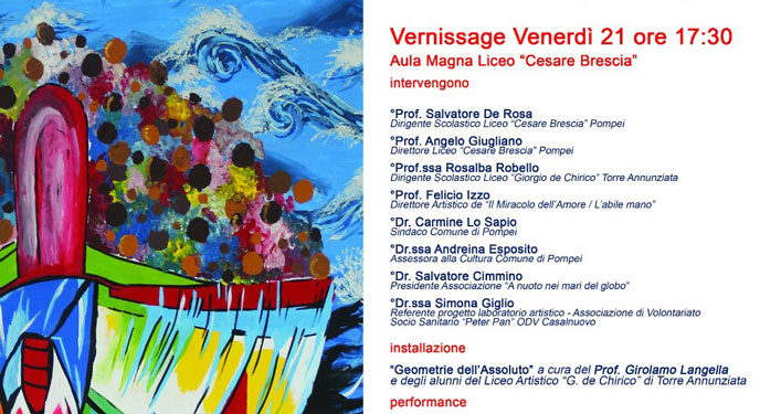 «Il Miracolo dell’amore-L’abile mano», vernissage a palazzo De Fusco a Pompei