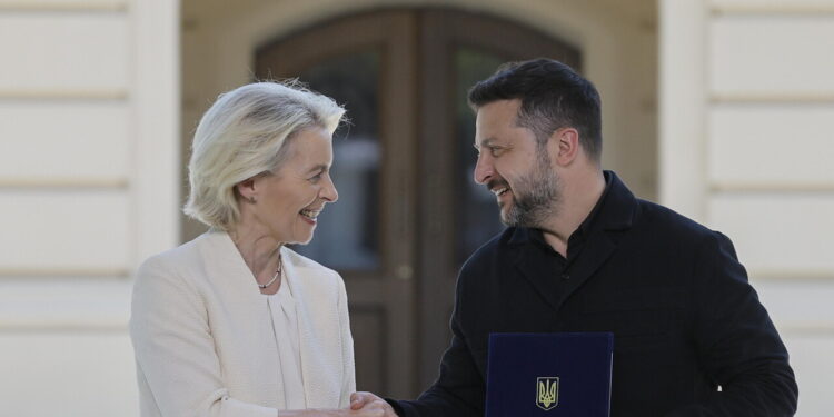 Von der Leyen, ‘progetto Ue-Ucraina per nostre difese antibalistiche’