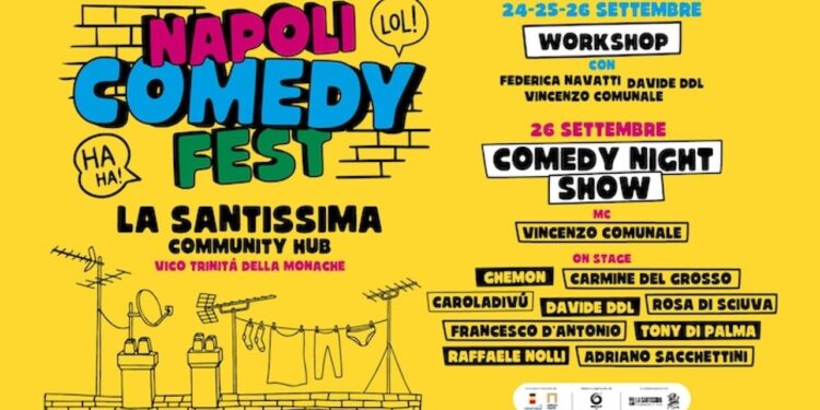 Al debutto il ‘Napoli Comedy Fest’, ecco la nuova scena comica contemporanea