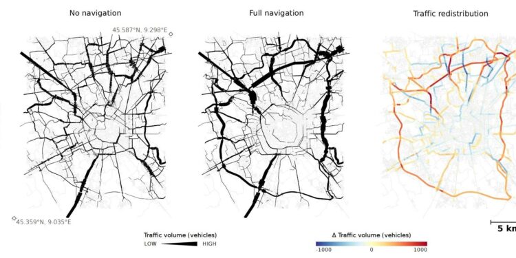 L’impatto dei navigatori satellitari sul traffico urbano