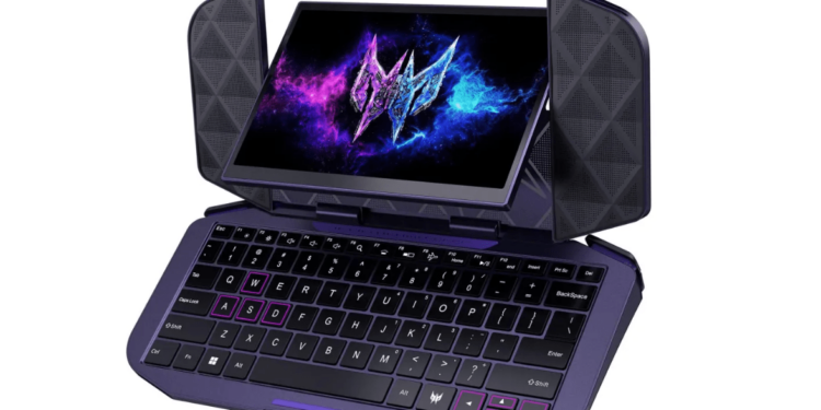 Acer immagina un handheld da gaming con tastiera integrata